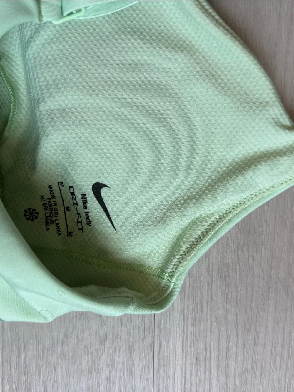 Nike Womens Mint Green Seamless Sports Bra